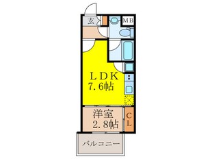 SERENiTE新大阪の物件間取画像